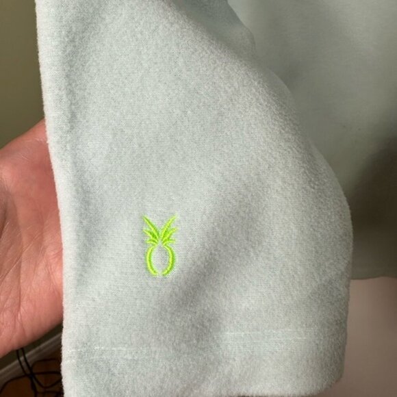 Dudley Stephens Ice Blue Fleece Turtleneck Sweater XL - Picture 4 of 7